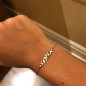 Tiffany and Co Paloma’s graffiti love and kisses bracelet